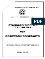 Standard Bidding Documents For Roadwork Contracts