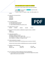 MTM - 5° - Sistema Decimal - Calculos - Repaso