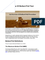 An Overview of Bollard Pull Test Procedure