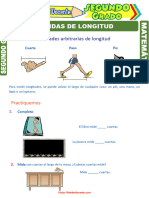 Medidas de Longitud para Segundo Grado de Primaria