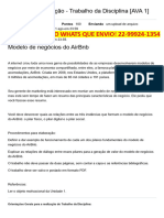 Entrega Da Avaliação - Trabalho Da Disciplina (Ava 1) Marketing Digital Estratégico