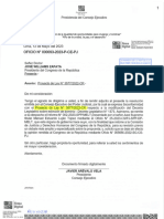 Informe Del Poder Judicial en Oposición Al Proyecto de Ley 3577