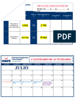 Cuadro de Seguimiento Metas y Calendario de Actividades Erm 2022 Ultimo