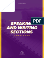 Speaking and Writing Sections