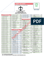 Cost To Cost Pricelist March 2023