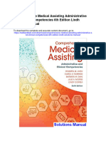 Comprehensive Medical Assisting Administrative and Clinical Competencies 6th Edition Lindh Solutions Manual