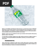 Sprite | PDF | Refresco