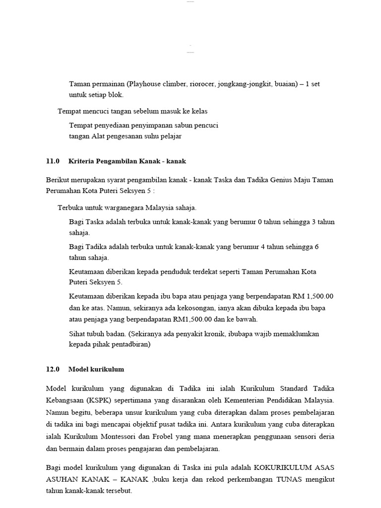 Kertas-Kerja-Penubuhan-Taska-Dan 51 | PDF