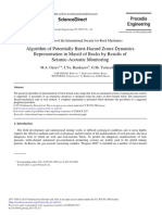 Algorithm of Potentially Burst Hazard Zones Dynamics Represen - 2017 - Procedia