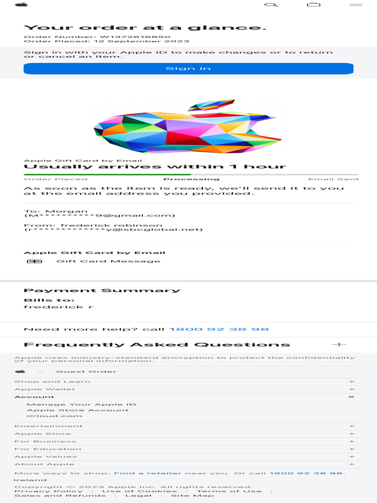 Guest Order - Apple (IE) | PDF | Computers