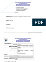 Programa Asignatura - MÃ©todos y TÃ©cnicas InvestigaciÃ N en Las Ciencias Sociales