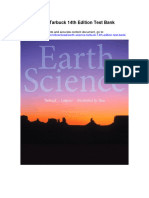 Earth Science Tarbuck 14th Edition Test Bank