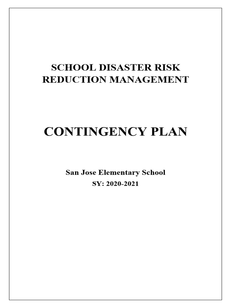 Conplan 2018-2019 | PDF | Safety