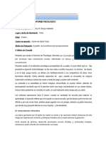 Informe Psicologico