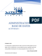 Administración de Bases de Datos Actividad 1