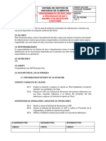 GO-P-006 Procedimiento de Reclamo A Proveedor de MP o Insumos Con Recepción Conforme