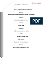 M13 U1 S1 CAGR Autoridades Fiscales y Organismos Fiscales Autónomos