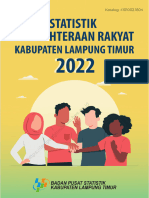 Statistik Kesejahteraan Rakyat Kabupaten Lampung Timur 2022