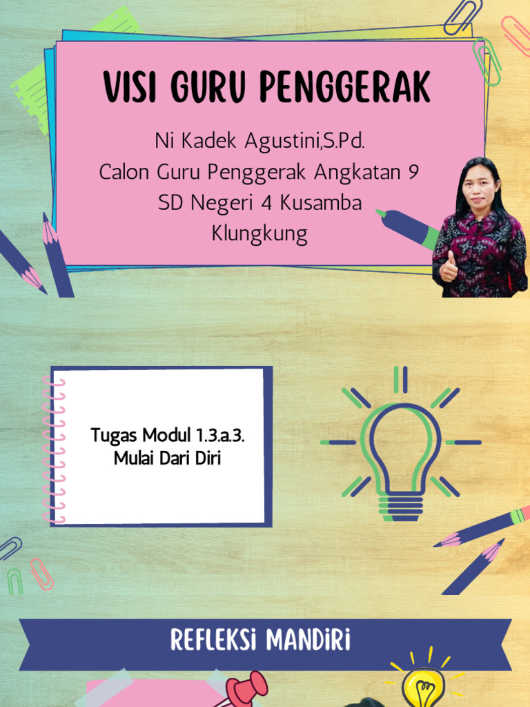 Visi Guru Penggerak | PDF | Karier & Perkembangan | Pengembangan Diri