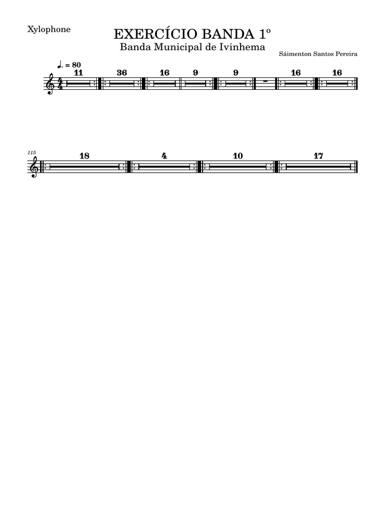 Michael Jacskon Tuba GXylophone PDF