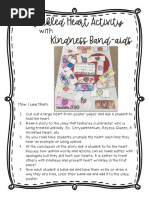 Wrinkled Heart Activity Kindness Band - Aids