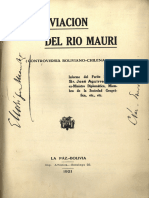 La Desviacion Del Rio Mauri-Jose Aguire Achá