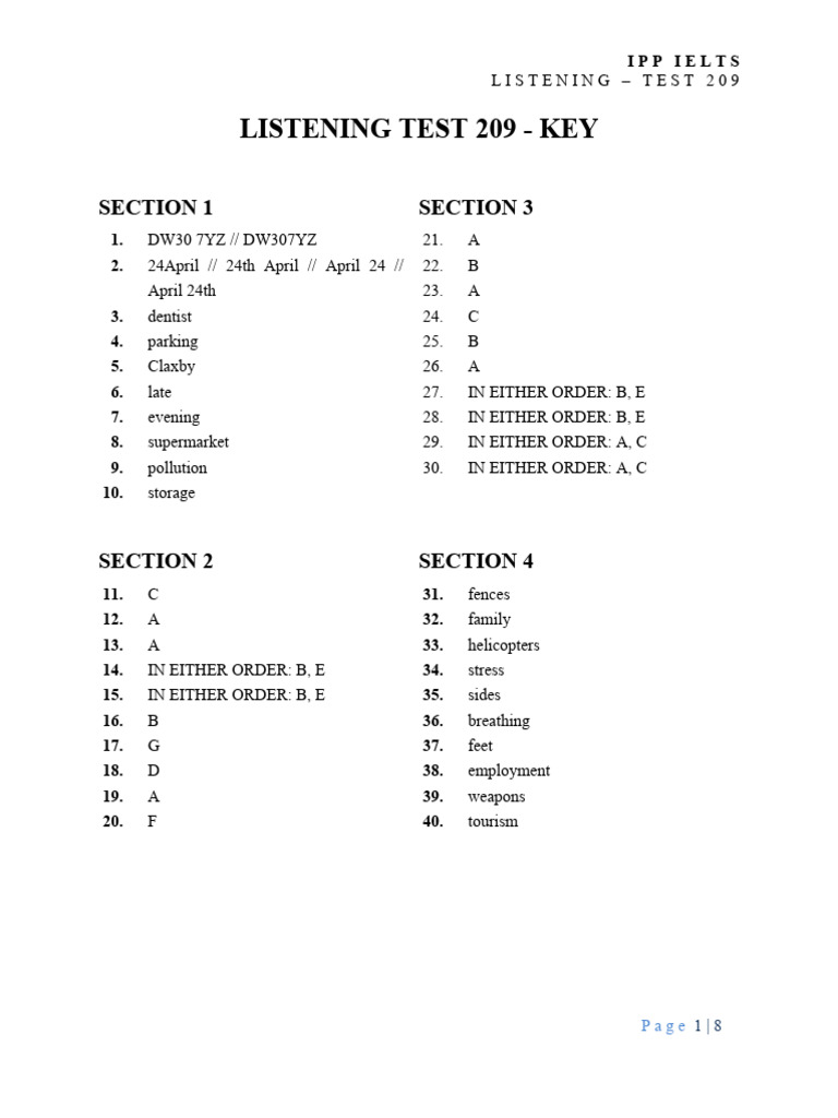 Cam 18 listening test 01 key pdf poaching crime violence