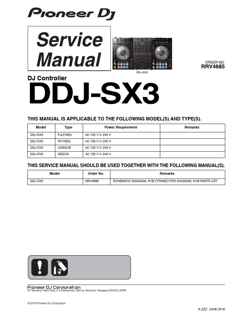 Pioneer DDJ sx3 rrv4685 | PDF | Microphone | Decibel
