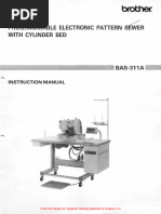 Brother LH4-B814-4 Instruction Manual | PDF | Sewing Machine