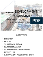 (13,14) Slum Development Programmes