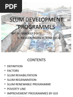 (13,14) Slum Development Programmes