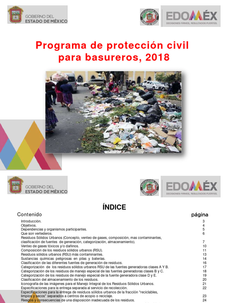 Manejo de Basura y Vertederos Urbanos | PDF | Vertedero | Residuos