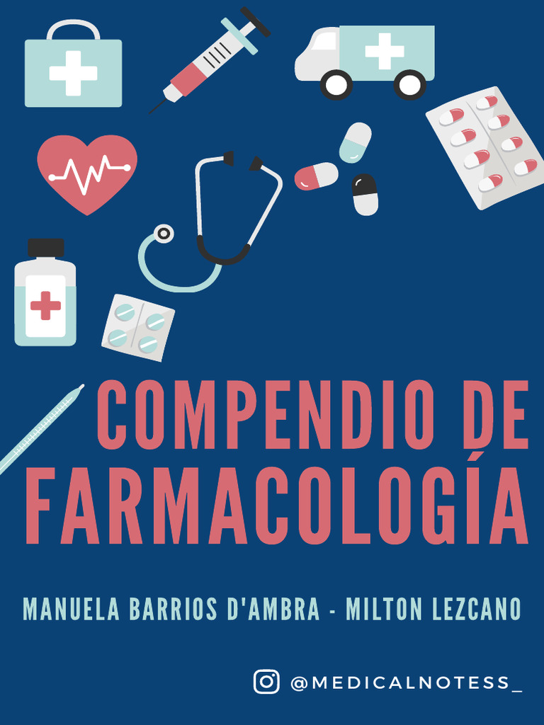 Compendio Farmacología | PDF | Medicamentos con receta | Farmacología