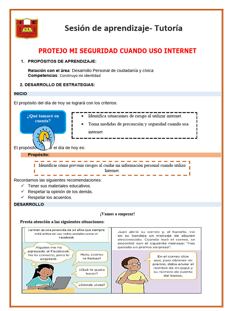 Uso Responsable Del Internet y Redes Sociales | PDF | Internet