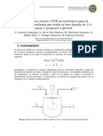 Diseño de Un CSTR No Isotérmico-Entrega I G6