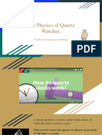 Quartz Watches - Physics Presentation