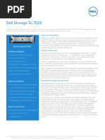 Dell Storage sc7020 Spec