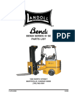 Bendi Series IV SE Parts Manual F-470-0308