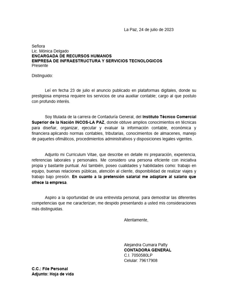 carta-para-empresa-de-infraestructura-pdf