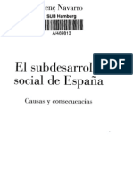 El Subdesarrollo Social de España: SUB Hamburg
