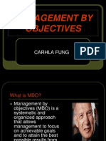 Management by Objectives: Carhla Fung