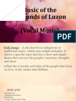 Music of The Lowlands of Luzon