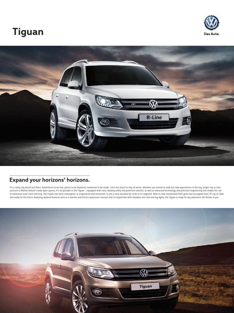 VW Tiguan Manual PDF Fuel Efficiency Headlamp