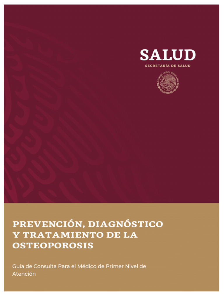 GuiaConsulta Osteoporosis | PDF | Osteoporosis | Vitamina D