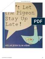 Dont Let The Pigeon Stay Up Late