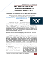 Monitoring Pengairan Sawah: Rancang Bangun Prototipe Berbasis Lora Ra-02 Sx1278