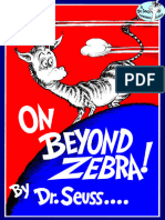 On Beyond Zebra