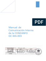 GC-MA-003-ver-01 Manual de comunicación Interna