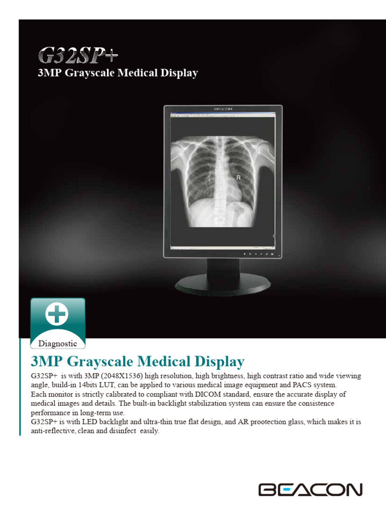 Beacon G32SP+ Spec | PDF | Medical Imaging | Display Resolution