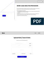 WLA Login Work Load Analysis Processor: User Name